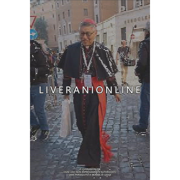 Roma - 30 Aprile 2025 Arrivi Cardinali alle Congregazioni Nella Foto: il Cardinale Stephen Chow Sau-Yan (Cina)  Andrea Bracaglia- AGENZIA ALDO LIVERANI SAS