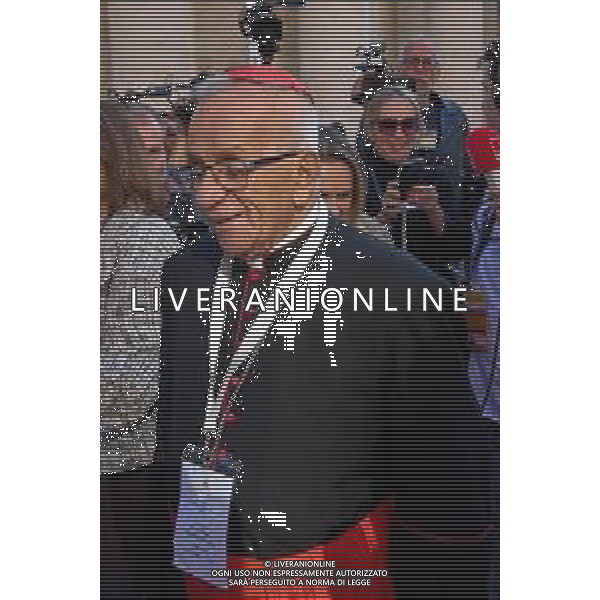 Roma - 30 Aprile 2025 Arrivi Cardinali alle Congregazioni Nella Foto: Cardinal Jorge Enrique Jimenez Carvajal  Andrea Bracaglia- AGENZIA ALDO LIVERANI SAS