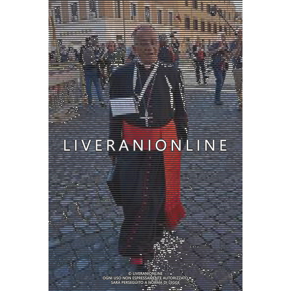 Roma - 30 Aprile 2025 Arrivi Cardinali alle Congregazioni Nella Foto: Cardinal Jorge Enrique Jimenez Carvajal  Andrea Bracaglia- AGENZIA ALDO LIVERANI SAS
