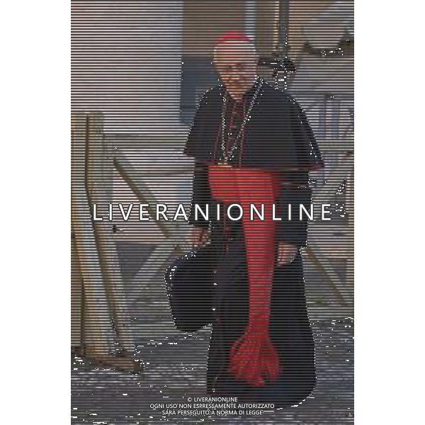 Roma - 30 Aprile 2025 Arrivi Cardinali alle Congregazioni Nella Foto: Cardinal Fernando Filoni  Andrea Bracaglia- AGENZIA ALDO LIVERANI SAS