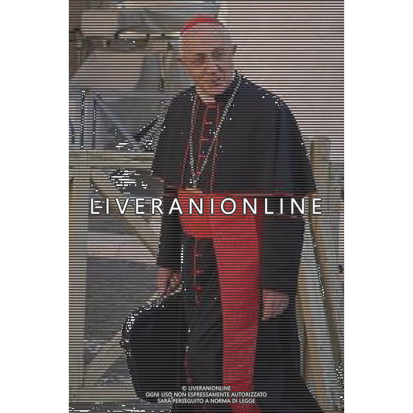 Roma - 30 Aprile 2025 Arrivi Cardinali alle Congregazioni Nella Foto: Cardinal Fernando Filoni  Andrea Bracaglia- AGENZIA ALDO LIVERANI SAS