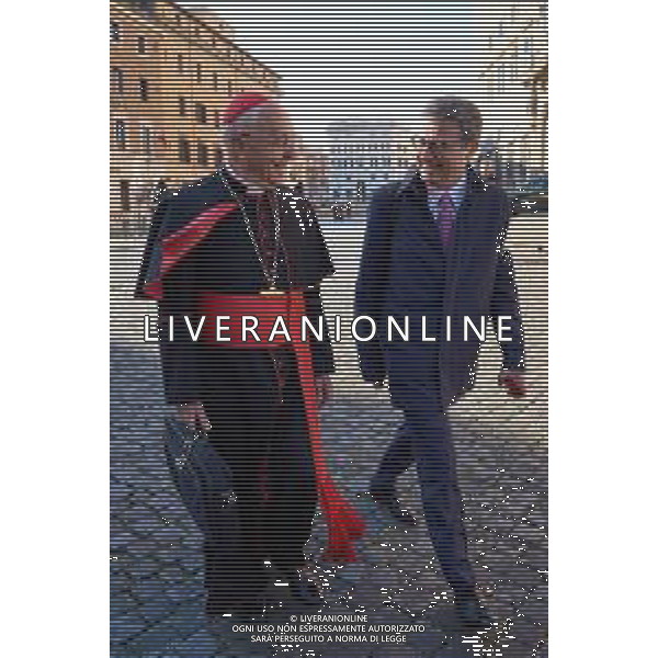 Roma - 30 Aprile 2025 Arrivi Cardinali alle Congregazioni Nella Foto: Cardinal Fernando Filoni  Andrea Bracaglia- AGENZIA ALDO LIVERANI SAS