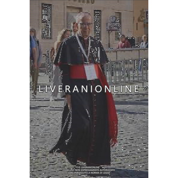 Roma - 30 Aprile 2025 Arrivi Cardinali alle Congregazioni Nella Foto: Cardinal Gregorio Rosa Chavez  Andrea Bracaglia- AGENZIA ALDO LIVERANI SAS
