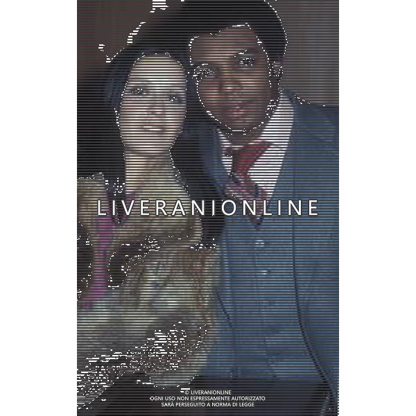 COL-RETROSPETTIVA WESS JOHNSON PSEUDONIMO WESLEY JOHNSON CANTANTE NELLA FOTO WESS JOHNSON CON LA MOGLIE MIRELLA CECCARELLI AG ALDO LIVERANI SAS