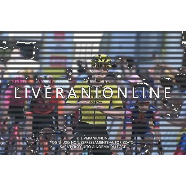 30-04-2025 Tour De Romandie; Tappa 01 Munchenstein - Fribourg; 2025, Visma - Lease A Bike; Brennan, Matthew; Fribourg; ©SIROTTI - AGENZIA ALDO LIVERANI SAS