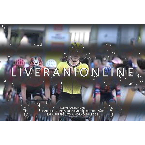 30-04-2025 Tour De Romandie; Tappa 01 Munchenstein - Fribourg; 2025, Visma - Lease A Bike; Brennan, Matthew; Fribourg; ©SIROTTI - AGENZIA ALDO LIVERANI SAS
