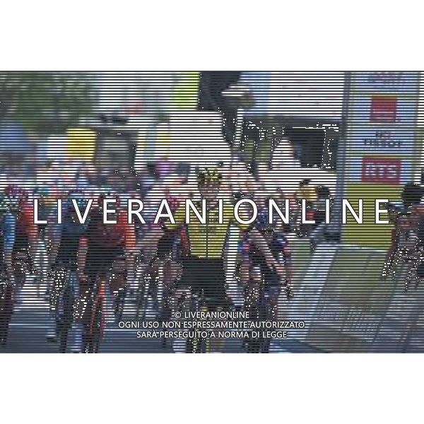 30-04-2025 Tour De Romandie; Tappa 01 Munchenstein - Fribourg; 2025, Visma - Lease A Bike; Brennan, Matthew; Fribourg; ©SIROTTI - AGENZIA ALDO LIVERANI SAS