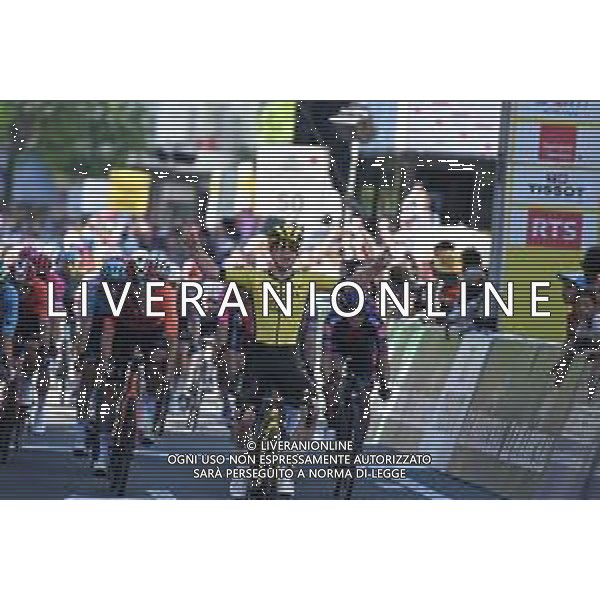 30-04-2025 Tour De Romandie; Tappa 01 Munchenstein - Fribourg; 2025, Visma - Lease A Bike; Brennan, Matthew; Fribourg; ©SIROTTI - AGENZIA ALDO LIVERANI SAS