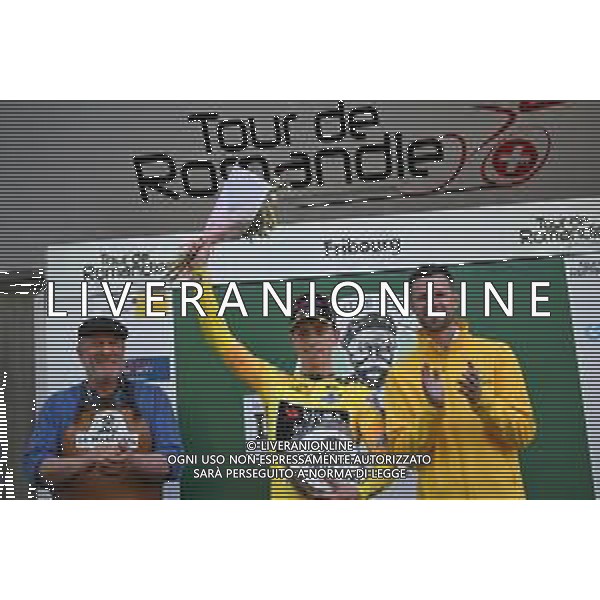 30-04-2025 Tour De Romandie; Tappa 01 Munchenstein - Fribourg; 2025, Visma - Lease A Bike; Brennan, Matthew; Fribourg; ©SIROTTI - AGENZIA ALDO LIVERANI SAS
