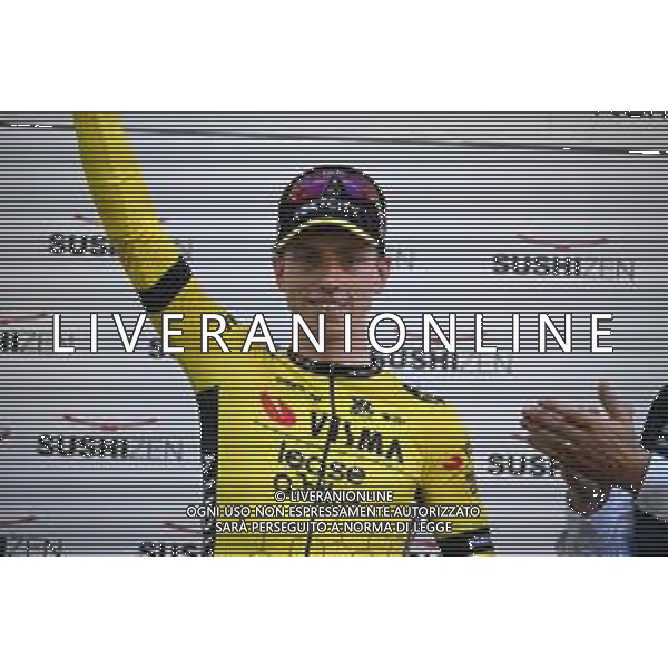 30-04-2025 Tour De Romandie; Tappa 01 Munchenstein - Fribourg; 2025, Visma - Lease A Bike; Brennan, Matthew; Fribourg; ©SIROTTI - AGENZIA ALDO LIVERANI SAS