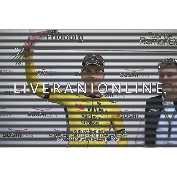 30-04-2025 Tour De Romandie; Tappa 01 Munchenstein - Fribourg; 2025, Visma - Lease A Bike; Brennan, Matthew; Fribourg; ©SIROTTI - AGENZIA ALDO LIVERANI SAS