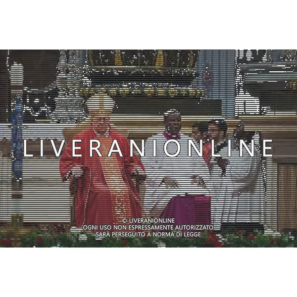 Roma - 30 Aprile 2025 Novendiali - Santa Messa della Cappella Papale Nella Foto: Cardinal Leonardo Sandri  Andrea Bracaglia - AGENZIA ALDO LIVERANI SAS