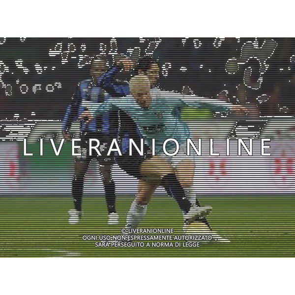 Milano 02/02/2006 coppa italia TIM 2005/06 inter-lazio 1:0 nella foto materazzi e tare ph marco luzzani/ag aldo liverani s.a.s.