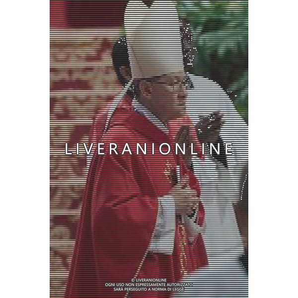 Roma - 30 Aprile 2025 Novendiali - Santa Messa della Cappella Papale Nella Foto: Cardinal Luis Antonio Tagle  Andrea Bracaglia - AGENZIA ALDO LIVERANI SAS