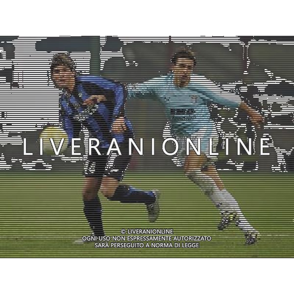 Milano 02/02/2006 coppa italia TIM 2005/06 inter-lazio 1:0 nella foto momente\' e siviglia ph marco luzzani/ag aldo liverani s.a.s.