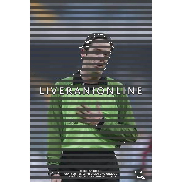 DIG- JUVENTUS - REGGINA CAMPIONATO CALCIO SERIE A 12 GENNAIO 2003 - RISULTATO 5-0 NELLA FOTO L’ARBITRO MATTEO TREFOLONI AGENZIA ALDO LIVERANI SAS