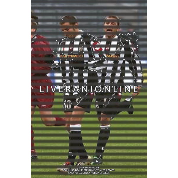 DIG- JUVENTUS - REGGINA CAMPIONATO CALCIO SERIE A 12 GENNAIO 2003 - RISULTATO 5-0 NELLA FOTO ALESSANDRO DEL PIERO E ANTONIO CONTE AGENZIA ALDO LIVERANI SAS