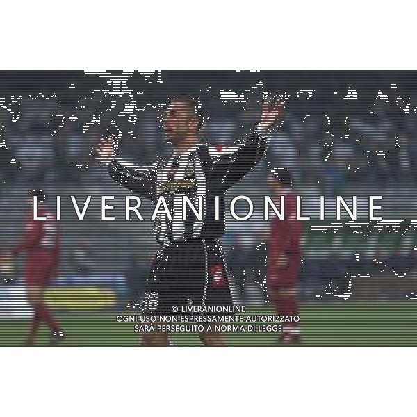 DIG- JUVENTUS - REGGINA CAMPIONATO CALCIO SERIE A 12 GENNAIO 2003 - RISULTATO 5-0 NELLA FOTO MARCO DI VAIO AGENZIA ALDO LIVERANI SAS