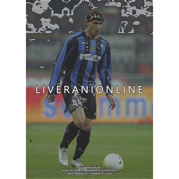 Milano 02/02/2006 coppa italia TIM 2005/06 inter-lazio 1:0 nella foto momente\' matteo ph marco luzzani/ag aldo liverani s.a.s.