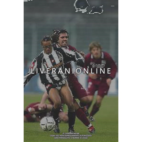 DIG- JUVENTUS - REGGINA CAMPIONATO CALCIO SERIE A 12 GENNAIO 2003 - RISULTATO 5-0 NELLA FOTO EDGAR DAVIDS E JOSE’ MAMEDE AGENZIA ALDO LIVERANI SAS