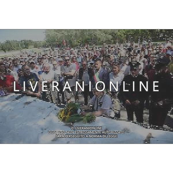 IMOLA 01 05 2025 AUTODROMO ENZO E DINO FERRARI COMMEMORAZIONE PER AYRTON SENNA E ROLAND RATZENBERGER MORTI A IMOLA 1994 foto gianni sanna-ag aldo liveraani sas