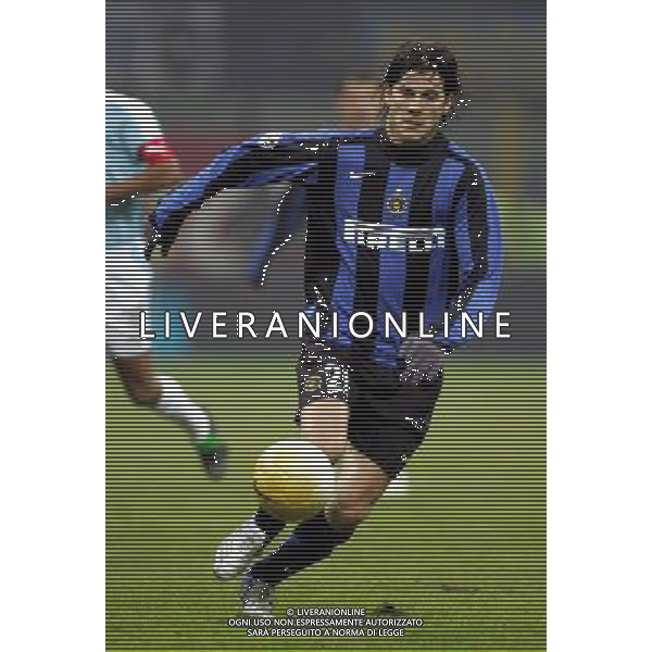 Milano 02/02/2006 coppa italia TIM 2005/06 inter-lazio 1:0 nella foto solari santiago ph marco luzzani/ag aldo liverani s.a.s.
