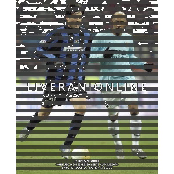 Milano 02/02/2006 coppa italia TIM 2005/06 inter-lazio 1:0 nella foto solari santiago ph marco luzzani/ag aldo liverani s.a.s.