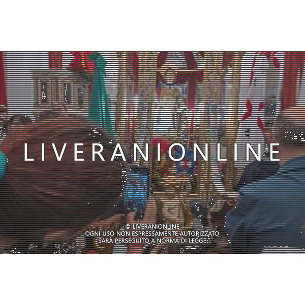 1-5-2025. Cagliari, 369° festa Sant\'Efisio Martire. La festa, si svolge ogni anno il 1 Maggio ininterrottamente dal 1657, anno in cui il Santo fece cessare l\'epidemia della peste arrivata in Sardegna. I fedeli e i gruppi folk sardi, ripercorrono i luoghi del martirio. Foto Salvatore Moi/Agenzia Aldo Liverani s.as.- AGENZIA ALDO LIVERANI SAS