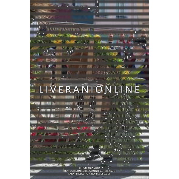 1-5-2025. Cagliari, 369° festa Sant\'Efisio Martire. La festa, si svolge ogni anno il 1 Maggio ininterrottamente dal 1657, anno in cui il Santo fece cessare l\'epidemia della peste arrivata in Sardegna. I fedeli e i gruppi folk sardi, ripercorrono i luoghi del martirio. Foto Salvatore Moi/Agenzia Aldo Liverani s.as.- AGENZIA ALDO LIVERANI SAS