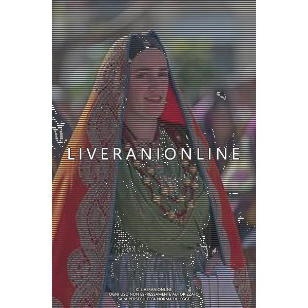 1-5-2025. Cagliari, 369° festa Sant\'Efisio Martire. La festa, si svolge ogni anno il 1 Maggio ininterrottamente dal 1657, anno in cui il Santo fece cessare l\'epidemia della peste arrivata in Sardegna. I fedeli e i gruppi folk sardi, ripercorrono i luoghi del martirio. Foto Salvatore Moi/Agenzia Aldo Liverani s.as.- AGENZIA ALDO LIVERANI SAS