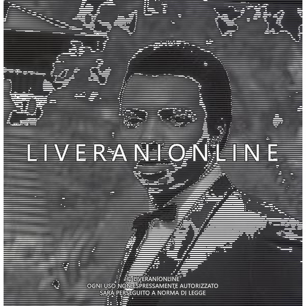 NEG-RETROSPETTIVA WESS JOHNSON PSEUDONIMO WESLEY JOHNSON CANTANTE NELLA FOTO WESS JOHNSON NELL\'ANNO 1970  AG ALDO LIVERANI SAS 
