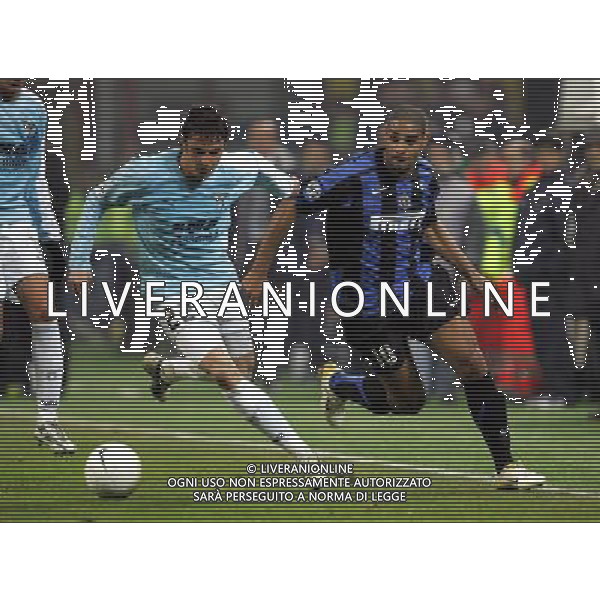 Milano 02/02/2006 coppa italia TIM 2005/06 inter-lazio 1:0 nella foto adriano e oddo ph marco luzzani/ag aldo liverani s.a.s.