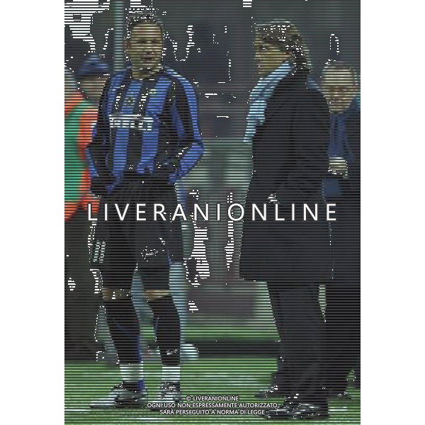 Milano 02/02/2006 coppa italia TIM 2005/06 inter-lazio 1:0 nella foto mancini e mihajlovic ph marco luzzani/ag aldo liverani s.a.s.