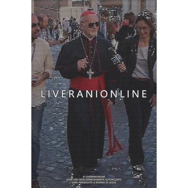 Roma - 02 Maggio 2025 Arrivo dei Cardinali all\'ottava Congregazione prima del Conclave Nella Foto: Cardinal Vicente Bokalic Iglic  Andrea Bracaglia - AGENZIA ALDO LIVERANI SAS