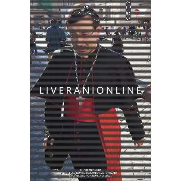 Roma - 02 Maggio 2025 Arrivo dei Cardinali all\'ottava Congregazione prima del Conclave Nella Foto: cardinal Jose Cobo Cano  Andrea Bracaglia - AGENZIA ALDO LIVERANI SAS