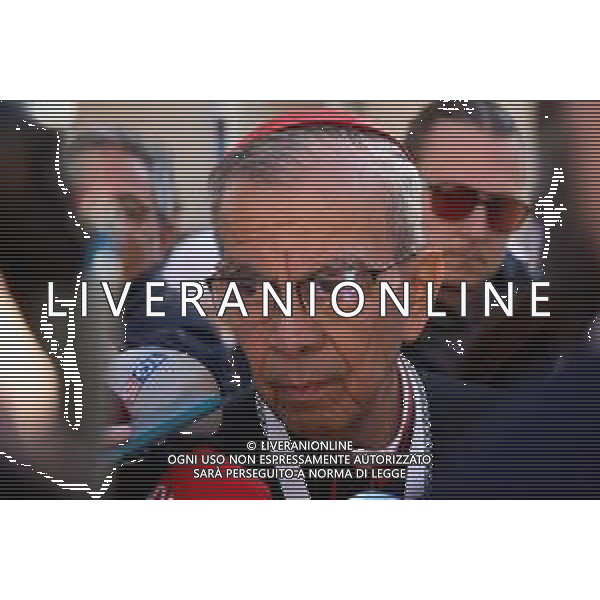 Roma - 02 Maggio 2025 Arrivo dei Cardinali all\'ottava Congregazione prima del Conclave Nella Foto: Cardinal Gregorio Rosa Chavez  Andrea Bracaglia - AGENZIA ALDO LIVERANI SAS