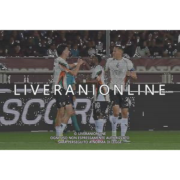 TVMV-Torino 02.05.2025 Stadio Grande Torino @Manuela Viganti/Ag. Aldo Liverani sas Torino vs Venezia Campionato Calcio Serie A Enilive 2024/2025 35a giornata Nella foto: esultanza venezia dopo il gol di kike perez ©Viganti - AGENZIA ALDO LIVERANI SAS