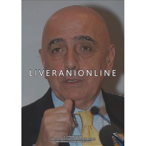 MILANO 3-2-06 LEGA CALCIO ASSEMBLEA LEGA CALCIO NELLA FOTO GALLIANI ADRIANO PH: LIVERANI