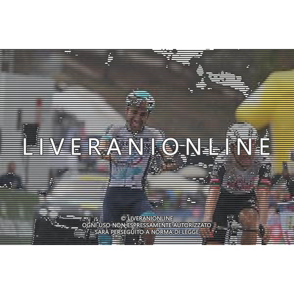 03-05-2025 Tour De Romandie; Tappa 04 Sion - Thyon 2000; 2025, Bahrain - Victorious; 2025, Uae Team Emirates - Xrg; Martinez, Lenny; Almeida, Joao; Thyon 2000; ©SIROTTI - AGENZIA ALDO LIVERANI SAS