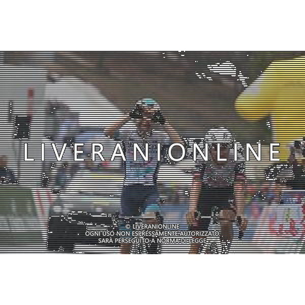 03-05-2025 Tour De Romandie; Tappa 04 Sion - Thyon 2000; 2025, Bahrain - Victorious; 2025, Uae Team Emirates - Xrg; Martinez, Lenny; Almeida, Joao; Thyon 2000; ©SIROTTI - AGENZIA ALDO LIVERANI SAS