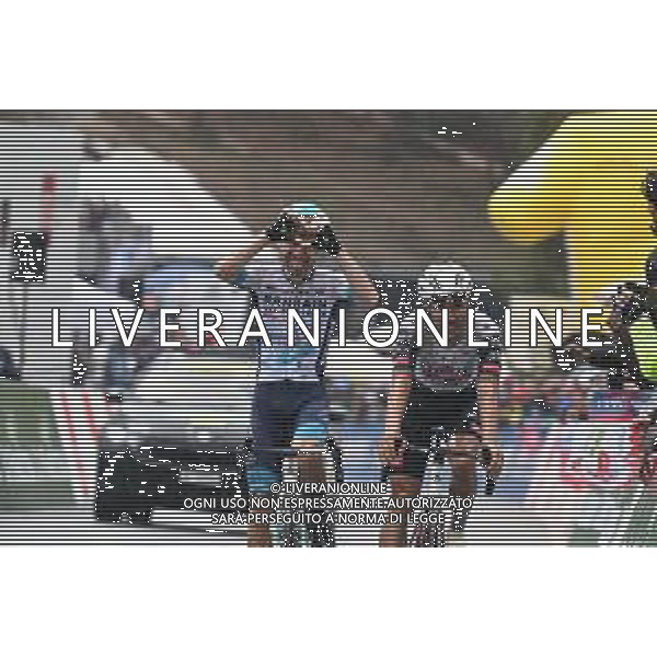 03-05-2025 Tour De Romandie; Tappa 04 Sion - Thyon 2000; 2025, Bahrain - Victorious; 2025, Uae Team Emirates - Xrg; Martinez, Lenny; Almeida, Joao; Thyon 2000; ©SIROTTI - AGENZIA ALDO LIVERANI SAS