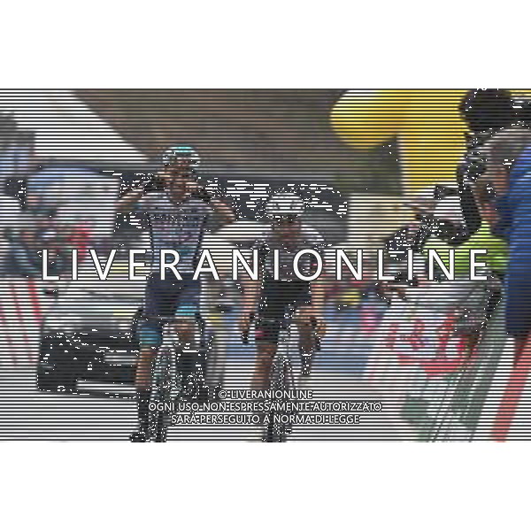 03-05-2025 Tour De Romandie; Tappa 04 Sion - Thyon 2000; 2025, Bahrain - Victorious; 2025, Uae Team Emirates - Xrg; Martinez, Lenny; Almeida, Joao; Thyon 2000; ©SIROTTI - AGENZIA ALDO LIVERANI SAS