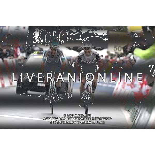 03-05-2025 Tour De Romandie; Tappa 04 Sion - Thyon 2000; 2025, Bahrain - Victorious; 2025, Uae Team Emirates - Xrg; Martinez, Lenny; Almeida, Joao; Thyon 2000; ©SIROTTI - AGENZIA ALDO LIVERANI SAS