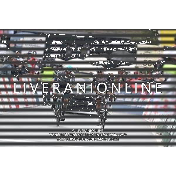 03-05-2025 Tour De Romandie; Tappa 04 Sion - Thyon 2000; 2025, Bahrain - Victorious; 2025, Uae Team Emirates - Xrg; Martinez, Lenny; Almeida, Joao; Thyon 2000; ©SIROTTI - AGENZIA ALDO LIVERANI SAS