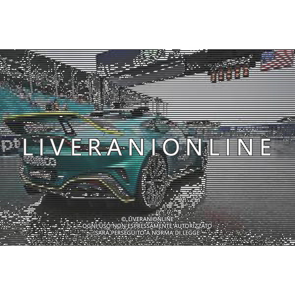The Aston Martin FIA Safety Car on the grid. 03.05.2025. Formula 1 World Championship, Rd 6, Miami Grand Prix, Miami, Florida, USA, Sprint and Qualifying Day. - www.xpbimages.com, EMail: requests@xpbimages.com © Copyright: Price / XPB Images ONLY ITALY-AG ALDO LIVERANI SAS