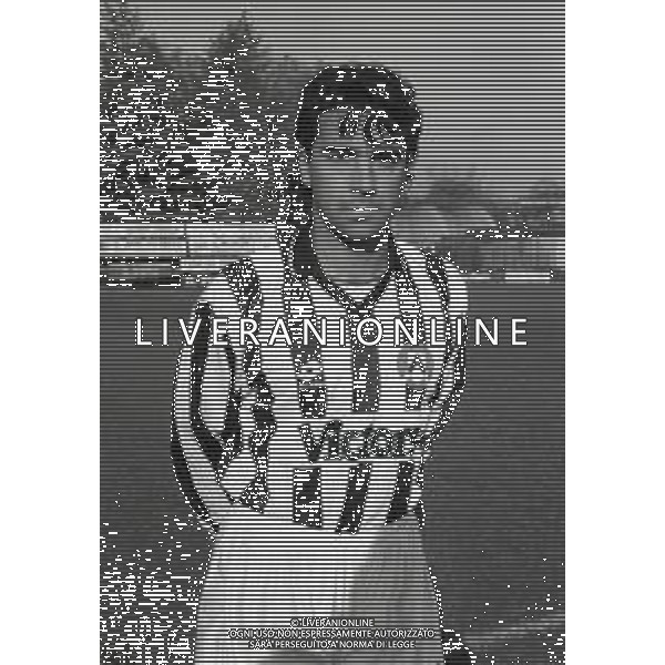 NEG-RETROSPETTIVA STEFANO BORGONOVO CALCIATORE NELLA FOTO STEFANO BORGONOVO CON LA MAGLIA DELL\'UDINESE CALCIO AG ALDO LIVERANI SAS