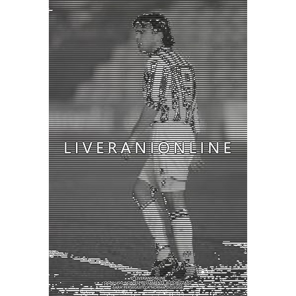 NEG-RETROSPETTIVA STEFANO BORGONOVO CALCIATORE NELLA FOTO STEFANO BORGONOVO CON LA MAGLIA DELL\'UDINESE CALCIO AG ALDO LIVERANI SAS