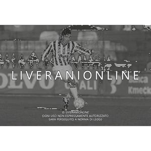 NEG-RETROSPETTIVA STEFANO BORGONOVO CALCIATORE NELLA FOTO STEFANO BORGONOVO CON LA MAGLIA DELL\'UDINESE CALCIO AG ALDO LIVERANI SAS