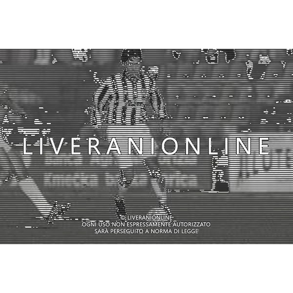 NEG-RETROSPETTIVA STEFANO BORGONOVO CALCIATORE NELLA FOTO STEFANO BORGONOVO CON LA MAGLIA DELL\'UDINESE CALCIO AG ALDO LIVERANI SAS