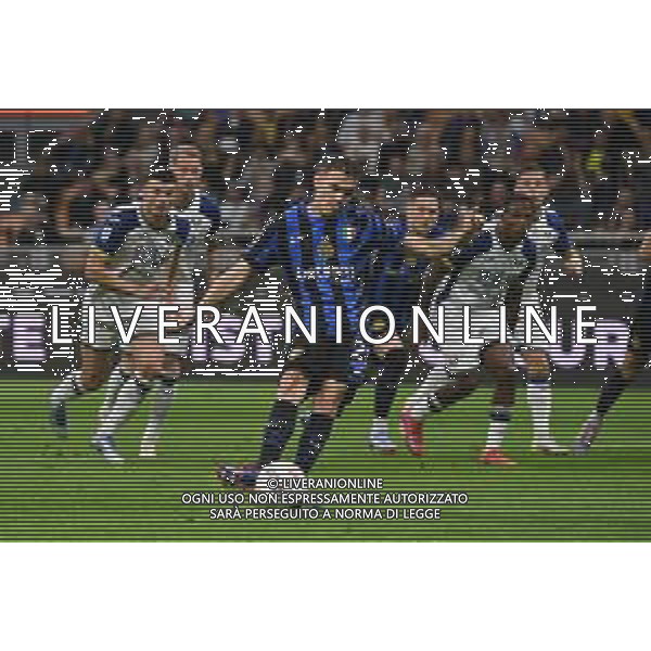 Inter vs Hellas Verona nella foto Kristjan Asllani (Inter) segna il gol dell\'1 a 0 Milano 03-05-2025 Stadio Giuseppe Meazza - San Siro Campionato Serie A Enilive - 35a giornata foto Roberto Garavaglia/Agenzia Aldo Liverani sas- AGENZIA ALDO LIVERANI SAS